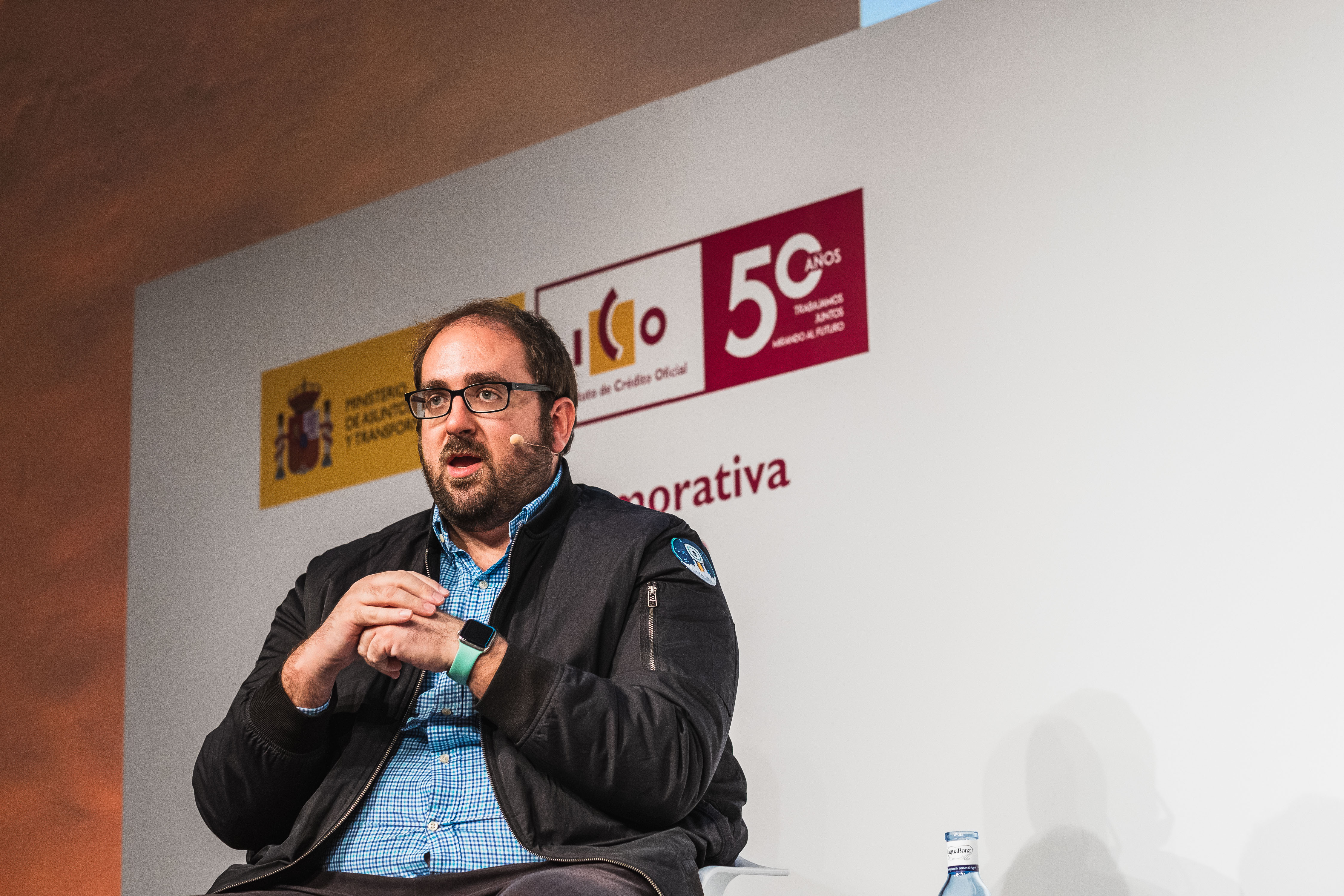 Enric Asunción, CEO Walbox, en la  Jornada 50 aniversario ICO