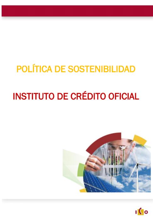 Portada del informe sobre la Política de Sostenibilidad