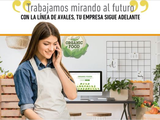 Trabajamos mirando al futuro con la línea de avales, tu empresa sigue adelante