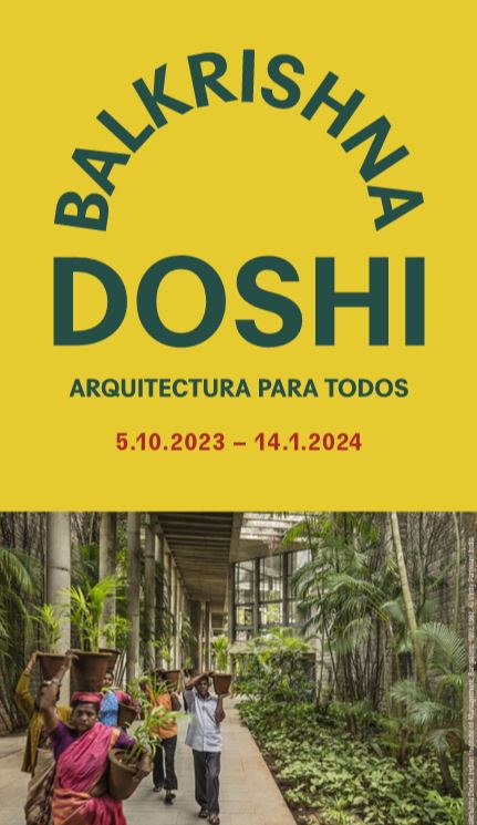 Folleto Balkrishna Doshi. Arquitectura para todos,