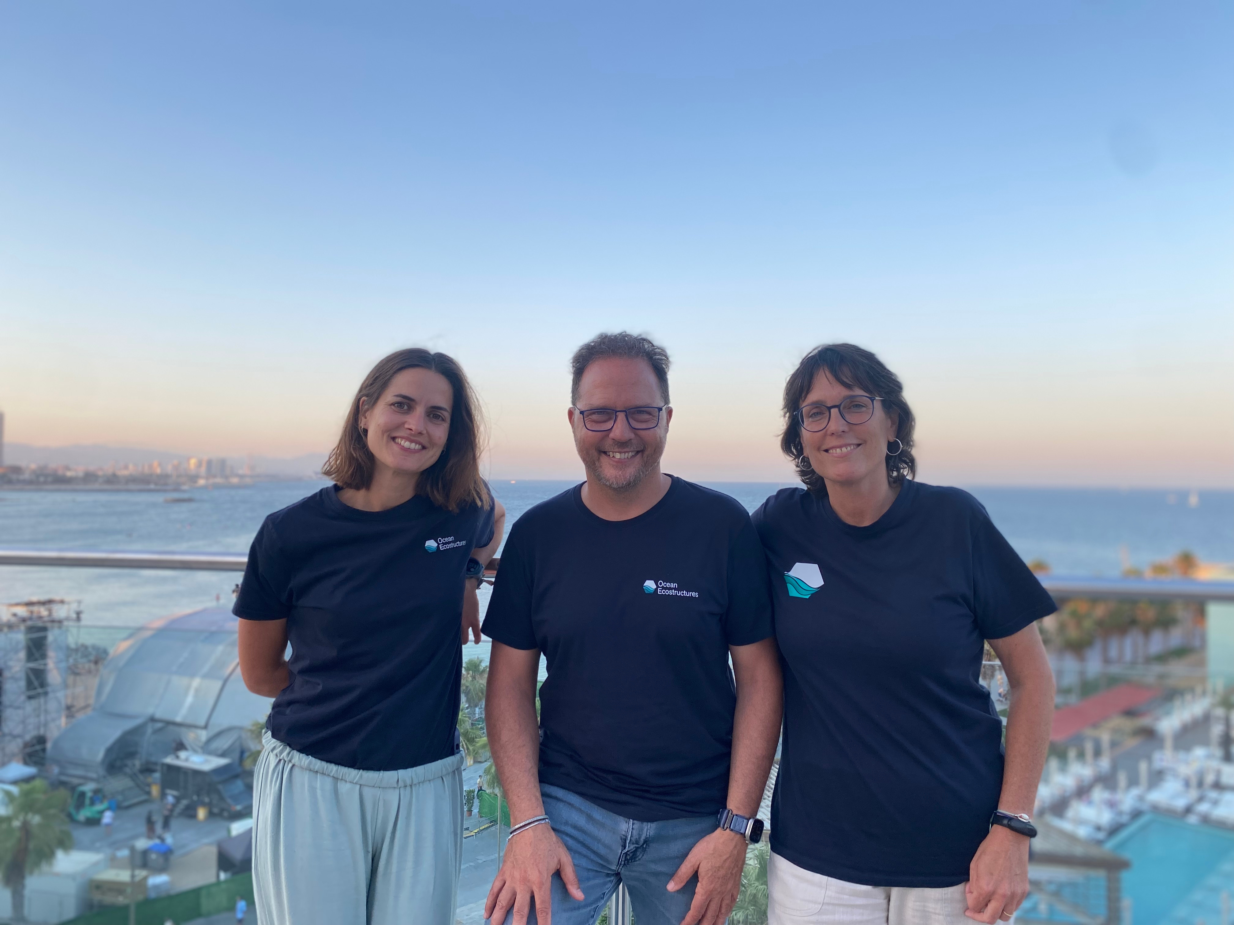 Anna, Ignasi y Mireia, emprendedores y Co-fundadores de Ocean Ecostructures Anna, Ignasi y Mireia, emprendedores y Co-fundadores de Ocean Ecostructures